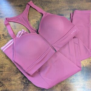 NWOT***PINK Victoria's Secret Pink Racerback Sports Bra & Leggings